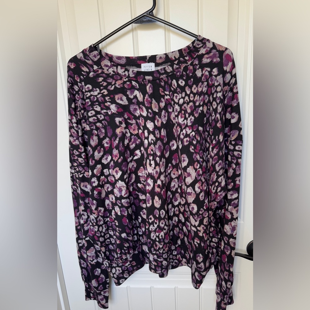 Peyton Jensen Stella Leopard Pullover